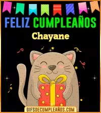 GIF Feliz Cumpleaños Chayane
